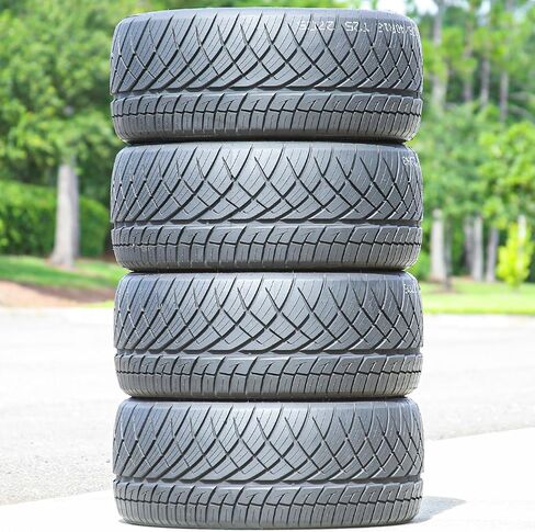 مجموعة من 4 (أربعة) إطارات Landspider City Sport Truck/SUV عالية الأداء لجميع المواسم - 255/50R18 255/50/18 255/50-18 106V نطاق التحميل XL 4-Ply BSW جدار جانبي أسود UTQG 240AA in Kuwait