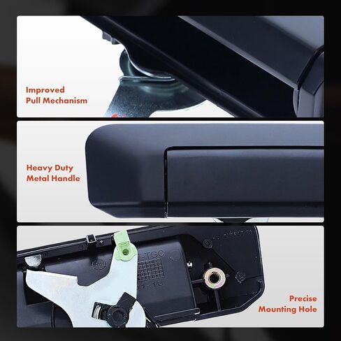 A-Premium Upgraded Metal Tailgate Handle Liftgate Latch Handle with Camera Hole Compatible with Toyota Tacoma 2009-2015, Primed Black, Replace# 69090-04020-PTM-MT in Saudi Arabia
