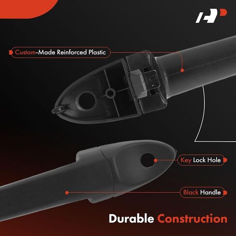 A-Premium Front Left Driver Side Exterior Door Handle with Keyhole Compatible with Ford Escape 2001-2012 & Mazda Tribute 2008-2011 & Mercury Mariner 2005-2011, Textured Black, Replace# ZZCA58415A70 in Saudi Arabia