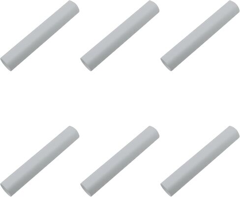 6 PCS Candle Covers White Plastic Chandelier Socket Sleeves for E12 Candlestick Hholders (5 Inch) in Saudi Arabia