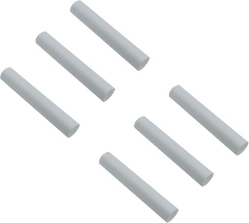6 PCS Candle Covers White Plastic Chandelier Socket Sleeves for E12 Candlestick Hholders (5 Inch) in Saudi Arabia