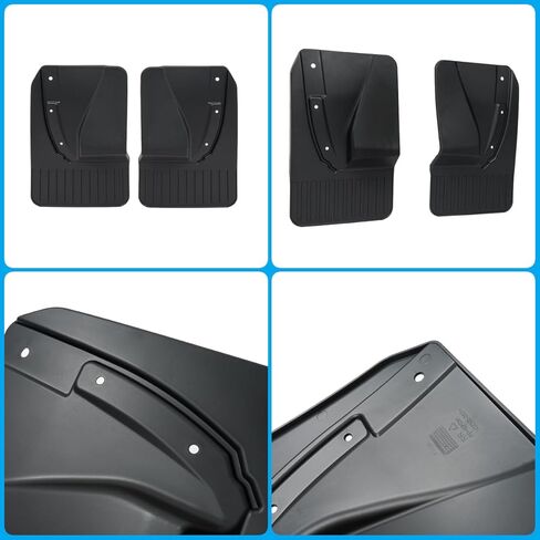 اللوحات الطينية من Dermon لـ 2022-2025 Ford Maverick (ليست من أجل Lobo) واقيات الطين الأمامية والخلفية واقيات الطين من الرذاذ وحماية العجلات والإطارات 4 قطع (إصدار كبير جدًا) in Kuwait