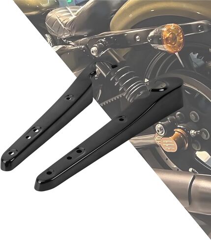 HDBUBALUS Motorcycle Rear Fender Strut Set Mudguard Mudflap Support Cover Side Turn Signal Light Bracket Fit for Harley Sportster 883 1200 XL 2004-2022 in Saudi Arabia