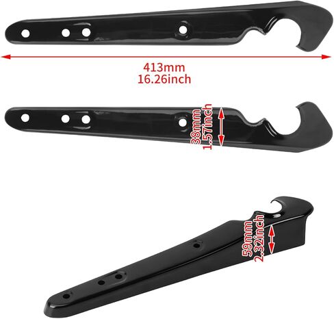 HDBUBALUS Motorcycle Rear Fender Strut Set Mudguard Mudflap Support Cover Side Turn Signal Light Bracket Fit for Harley Sportster 883 1200 XL 2004-2022 in Saudi Arabia