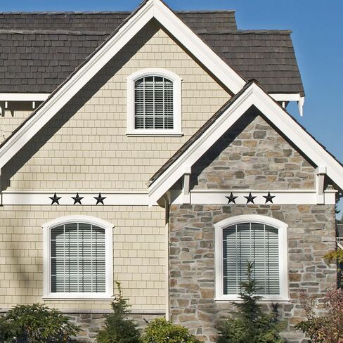 vivicomfy 6 "6 قطع لكل مجموعة سوداء معدنية الحظيرة ستار جدار ديكور، نجوم تكساس الفن، نجوم معدنية ريفي خمر مزرعة البلد الغربي المنزل الديكور الداخلي أو الخارجي in Kuwait