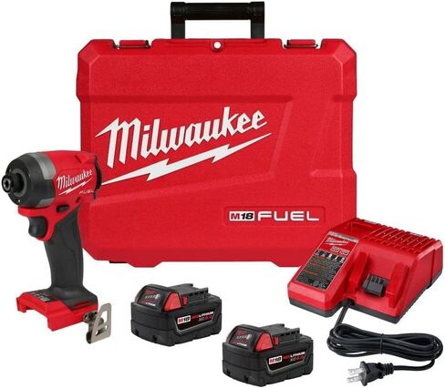 ميلووكي (MLW 2853-22) M18 Fuel 1/4IN Hex Impact Driver XC Kit in Kuwait
