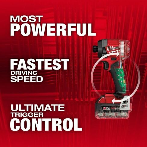 ميلووكي (MLW 2853-22) M18 Fuel 1/4IN Hex Impact Driver XC Kit in Kuwait