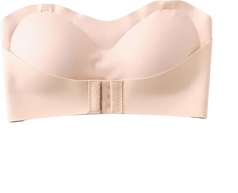 WEERSHUN Push-up Anti-Slip Strapless Bra, Women's Seamless Wire-Free Invisible Bra with Front Hook Design, Convertible in Kuwait