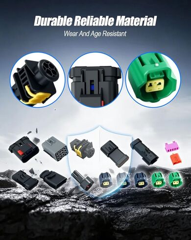 Electrical Tuner Harness Plug Kit Connector Fit for Dodge Ram 6.7L Cummins 2016-2018, 13 Pcs, Black in Kuwait