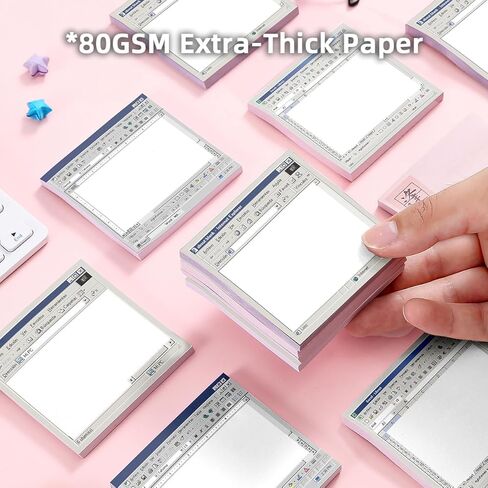 واجهات قديمة مكونة من 4 وسادات/200 ورقة مقاس 3×3 بوصة، مجموعة ملاحظات لاصقة، وسادات مذكرة عتيقة مع ملاحظات لاصقة عالية اللصق وقابلة لإعادة الاستخدام وقابلة للتمزيق لمخططي المجلات والمكتب والمدرسة والمنزل، هدية قرطاسية كبيرة in Kuwait