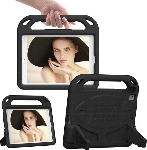 Kids Cases for iPad 5th/ 6th /7th/8th/9th Generation, Apple iPad Air 1st/2nd Gen case with Stable Stand,IPAD PRO 9.7 inch EVA Heavyuty Shockproof Case for Kids（Light Purple） in Kuwait