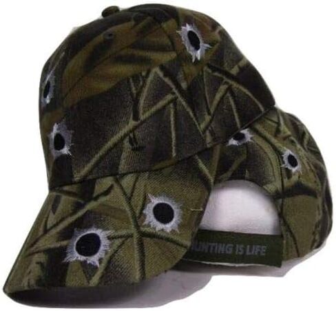 كامو رصاصة رصاصة هول الصيد هو الحياة قابل للتعديل قبعة الصيادين قبعة بيسبول in Kuwait