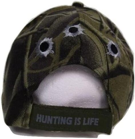 كامو رصاصة رصاصة هول الصيد هو الحياة قابل للتعديل قبعة الصيادين قبعة بيسبول in Kuwait