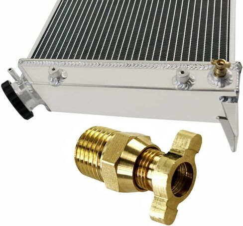 مشعاع ألومنيوم 3 صفوف لسيارة VW Scirocco/Pro Stock Style 80104N Drag Racing يستخدم المشعات فقط in Kuwait