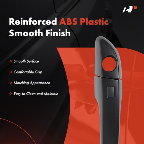 A-Premium Front Left Driver Side Exterior Door Handle Compatible with Hyundai Tucson 2016-2021, with Smart Key System, Primed Black in Saudi Arabia