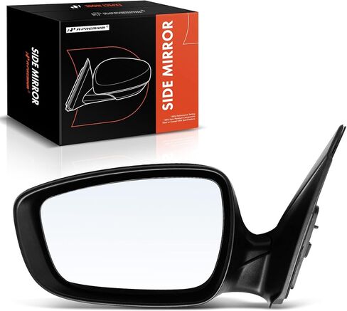 A-Premium Driver Side Power Door Mirror - Compatible with Hyundai Accent 2012-2017 - Heated Manual Folding Black Outside Rear View Mirror - Replace# 876101R220 in Saudi Arabia
