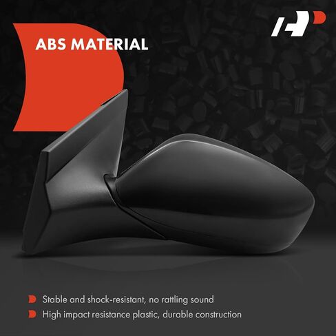 A-Premium Driver Side Power Door Mirror - Compatible with Hyundai Accent 2012-2017 - Heated Manual Folding Black Outside Rear View Mirror - Replace# 876101R220 in Saudi Arabia