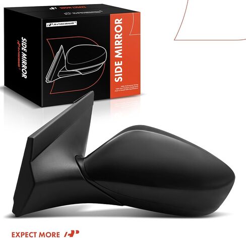 A-Premium Driver Side Power Door Mirror - Compatible with Hyundai Accent 2012-2017 - Heated Manual Folding Black Outside Rear View Mirror - Replace# 876101R220 in Saudi Arabia