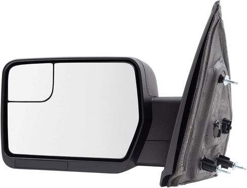 Brock Drivers Power Side View Mirror Replacement for 09-14 Ford F150 Pickup Truck Left Textured w/Spotter Glass replaces BL3Z 17683 BA BL3Z17683BA in Saudi Arabia