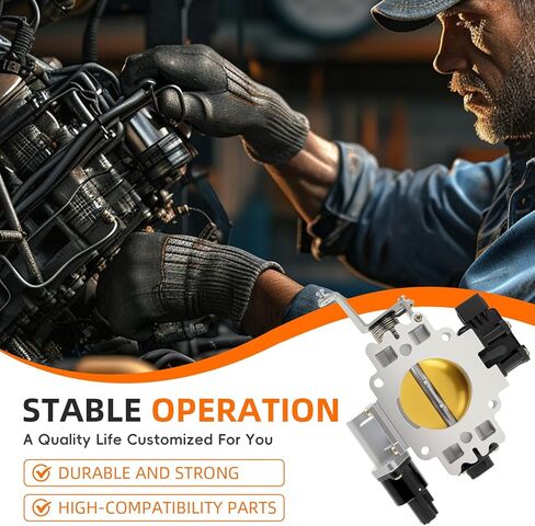 53032023AC Throttle Body with Manifold Pressure Sensor and Throttle Position Sensor and Idle Control Valve Compatible with Jeep Cherokee Grand Cherokee Wrangler 1998-2001 in Saudi Arabia