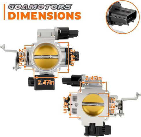 53032023AC Throttle Body with Manifold Pressure Sensor and Throttle Position Sensor and Idle Control Valve Compatible with Jeep Cherokee Grand Cherokee Wrangler 1998-2001 in Saudi Arabia