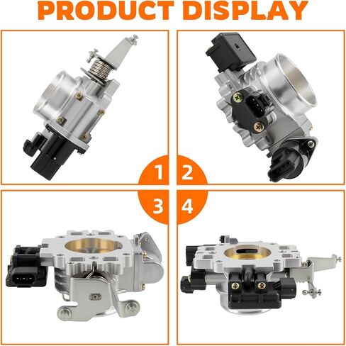 53032023AC Throttle Body with Manifold Pressure Sensor and Throttle Position Sensor and Idle Control Valve Compatible with Jeep Cherokee Grand Cherokee Wrangler 1998-2001 in Saudi Arabia