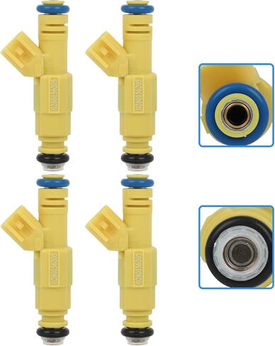 حاقن الوقود 4 فتحات مناسب 2004-2006 لفورد رينجر 2.3L 2003-2006 لمازدا لـ B2300 2.3L استبدال الجزء FJ464 FJ821 0280156205 1F7013250 4L5Z9F593AA مجموعة حاقن الوقود من 4 in Kuwait