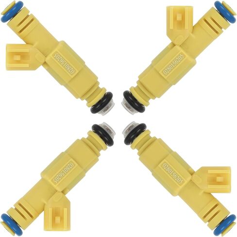 حاقن الوقود 4 فتحات مناسب 2004-2006 لفورد رينجر 2.3L 2003-2006 لمازدا لـ B2300 2.3L استبدال الجزء FJ464 FJ821 0280156205 1F7013250 4L5Z9F593AA مجموعة حاقن الوقود من 4 in Kuwait