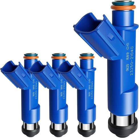 Upgraded 12 Holes 23250-21040 Fuel Injectors Fits for Toyota: Yaris 1.5L L4 2006-2014, OEM # 23250-21040 (4 Pcs) in Kuwait