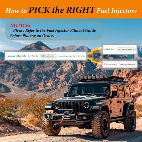 Upgraded 12 Holes 23250-21040 Fuel Injectors Fits for Toyota: Yaris 1.5L L4 2006-2014, OEM # 23250-21040 (4 Pcs) in Kuwait