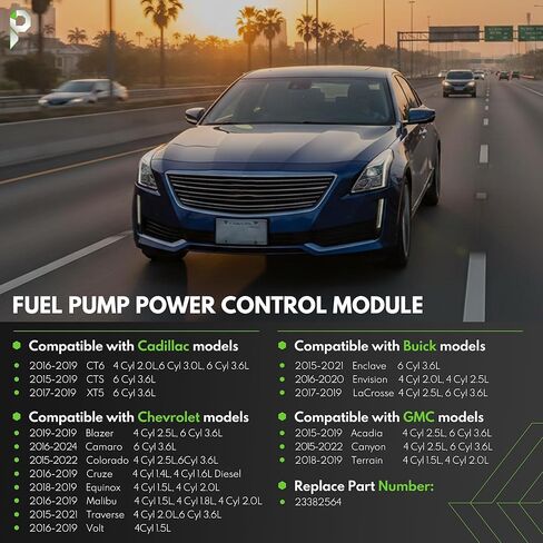 وحدة التحكم في الطاقة بمضخة الوقود متوافقة مع بويك إنكليف إنفيجن شيفروليه كولورادو كانيون كولورادو، استبدال 23199154، 23382564 in Kuwait