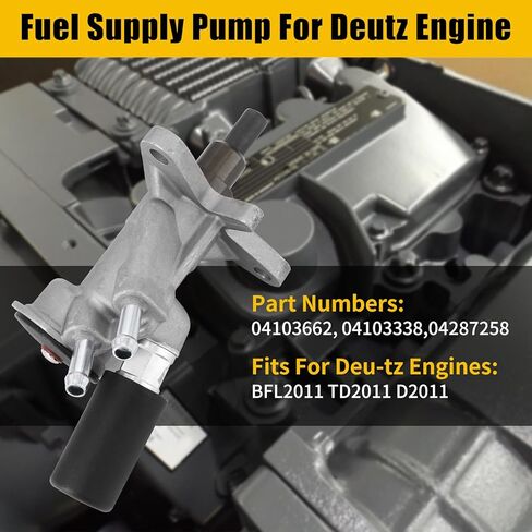 Fuel Supply Pump For Deutz Engine F BF TCD Motor 2011 & 2012 0410 3662 04103662 BF4M2011 D2.11 TCD2011 04287258 in Saudi Arabia