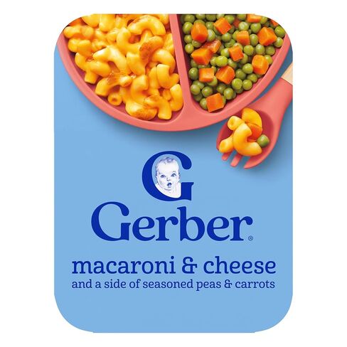 Gerber Macaroni & Cheese with Side of Seasoned Peas & Carrots, 6.6 Oz in Kuwait