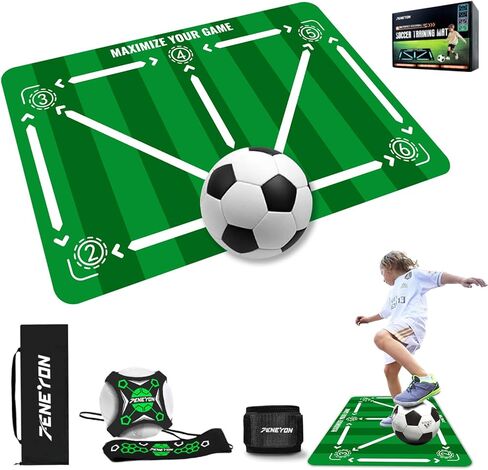 Soccer Training Equipment,Agility Training Equipment,Soccer Training Mat,Soccer Train Mat for All Levels,Non-Slip Silent Equipment for All Ages to Improve Speed, Strength and Coordination in Kuwait