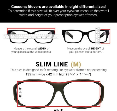 Cocoons Slim Line (M) Black Polarized Blue Mirror in Kuwait
