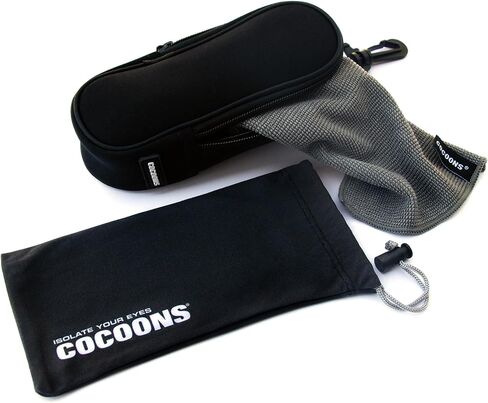 Cocoons Slim Line (M) Black Polarized Blue Mirror in Kuwait