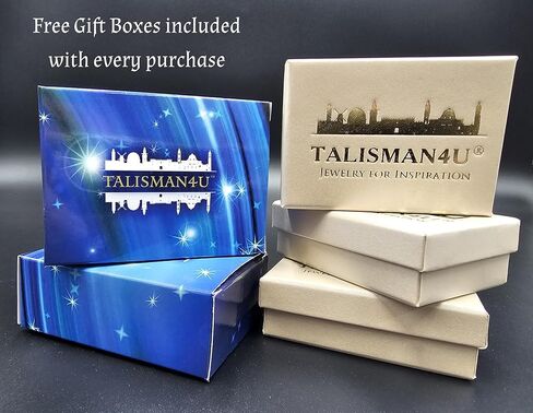 Talisman4u الملكي الأزرق حبات المسبحة الوردية قلادة الكاثوليكية للرجال النساء القديس بنديكت الصليب الصليب مريم العذراء معجزة ميدالية هدية دينية صندوق مسبحة وبطاقة الصلاة in Saudi Arabia