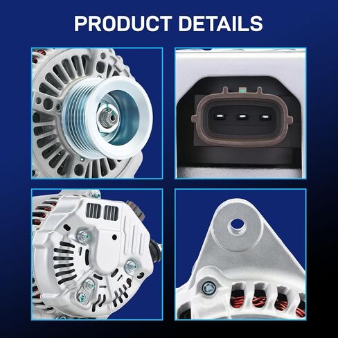 New Alternator Compatible with 2002 2003 Toyota Camry 02 03 Solara 2.4L, 2001-2005 RAV4 Base 2.0L 2.4L, 2005 RAV4 L Sport Manual Trans, 13958N 102211-2120 27060-0H010 400-52105 in Saudi Arabia