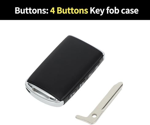 X AUTOHAUX مفتاح شل حالة دخول بدون مفتاح مفتاح بعيد فوب استبدال حالة لمازدا CX-5 2019-2023 لمازدا CX-9 2019-2023 4 أزرار WAZSKE13D03 in Kuwait