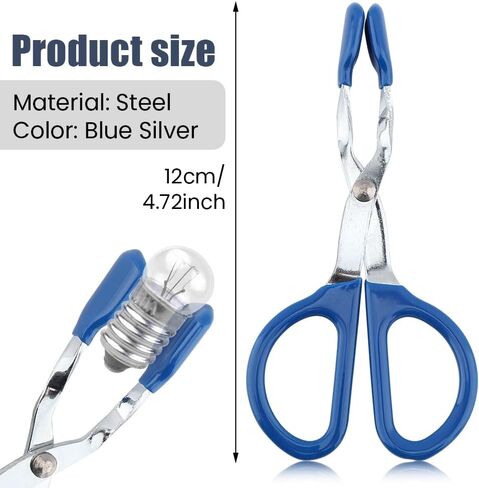 أداة إزالة لمبة صغيرة كماشة مصباح هالوجين، أداة استبدال لمبة المصباح المكسورة لإزالة المصابيح المصغرة التي يصعب الوصول إليها (أزرق) in Kuwait