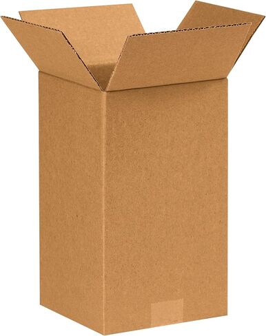 AVIDITI 7x7x12 Tall Corrugated Boxes, Tall, 7L x 7W x 12H, Pack of 25 | Shipping, Packaging, Moving, Storage Box for Home or Business, Strong Wholesale Bulk Boxes in Kuwait