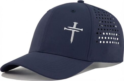 3 Nail Jesus Cross Faith Hat – XL/XXL Available, Christian Baseball Cap, Religious Gift for Birthday Chistmas Easter in Kuwait