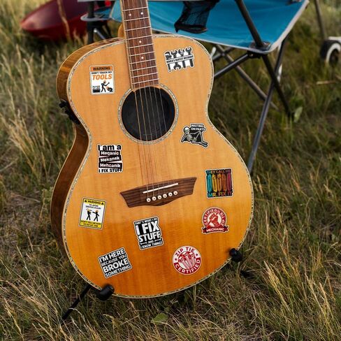 [ 10pcs-3''] Mechanic Sticker Pack, Funny Hard Hat Sticker, Technician Electrician Construction Gift for Men, Decoration for Toolbox Hard Hat Water Bottle Car Truck Vehicle Vinyl Decal in Kuwait