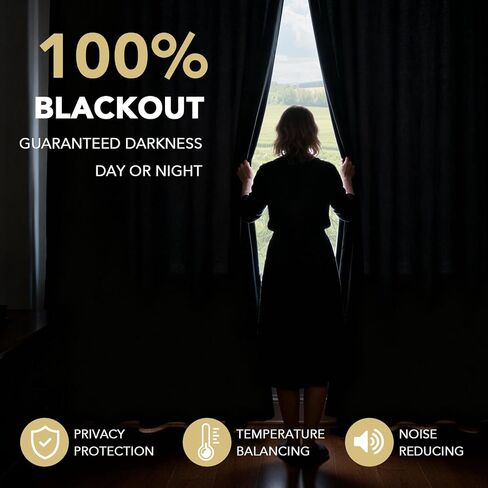 PrinceDeco 100% Blackout Curtains for Bedroom 63 Inches Long, Grommet Living Room Drapes, Thermal Insulated Blackout Curtains 2 Panels Set,Jacquard-Woven,55" W x63 L, Sage in Kuwait