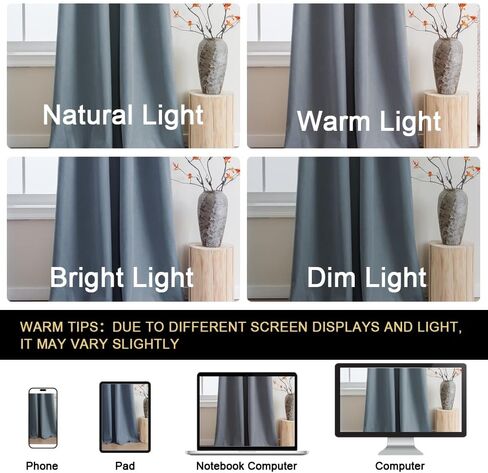 PrinceDeco 100% Blackout Curtains for Bedroom 63 Inches Long, Grommet Living Room Drapes, Thermal Insulated Blackout Curtains 2 Panels Set,Jacquard-Woven,55" W x63 L, Sage in Kuwait