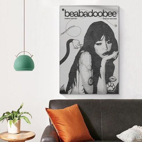 Aovtysa Beabadoobee Canvas Poster Wall Decorative Art Painting Living Room Bedroom Decoration Unframe-style08x12inch(20x30cm) in Kuwait