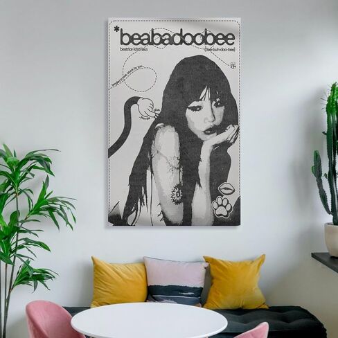 Aovtysa Beabadoobee Canvas Poster Wall Decorative Art Painting Living Room Bedroom Decoration Unframe-style08x12inch(20x30cm) in Kuwait