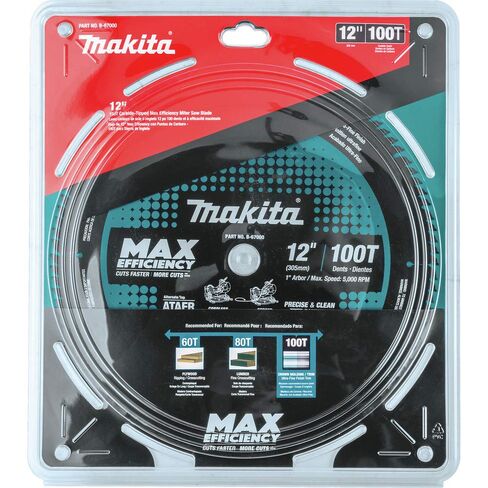 Makita B-67000 12" 100T Carbide-Tipped Max Efficiency Miter Saw Blade in Kuwait