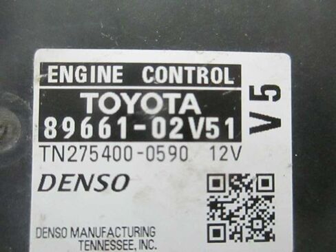 Engine ECM Control Module 2.4L 2AZFE Fits 10 Matrix 89661-02V51 8966102V51 in Saudi Arabia