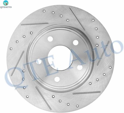 PM Auto Rear Drilled Slotted Brake Disc Rotors 328mm For 2012-2020 Dodge Grand Caravan in Saudi Arabia